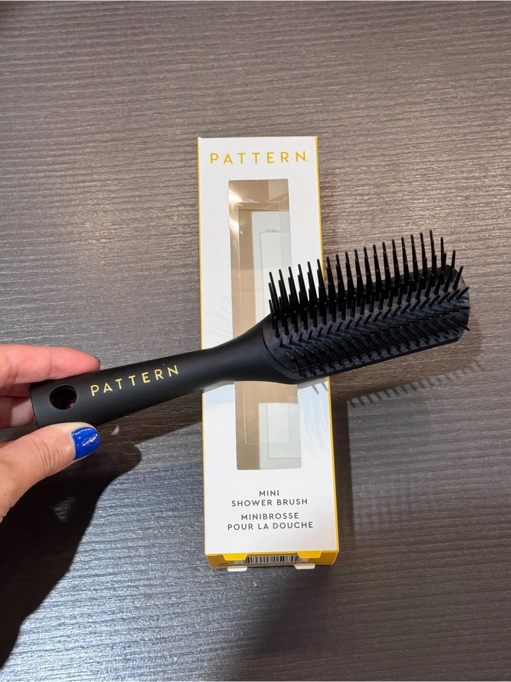 Cute Mini Shower Travel Detangling Brush PATTERN by Tracee Ellis Ross